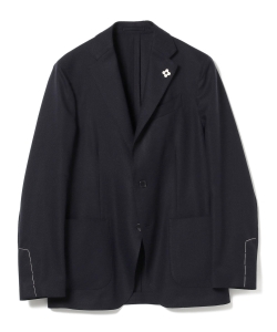 ▲LARDINI / EASY WEAR ホップサック パッカブル 3ボタンジャケット