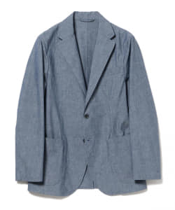 ▲BEAMS F / シャンブレー 2ボタン ジャケット