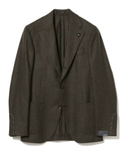 ▲LARDINI / ハウンドトゥース ジャケット