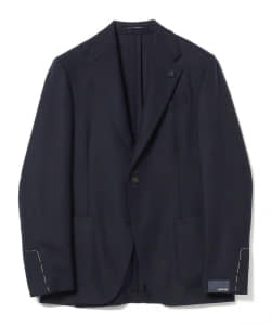 ▲LARDINI / EASY ウールコットンカシミヤ ホップサック ジャケット