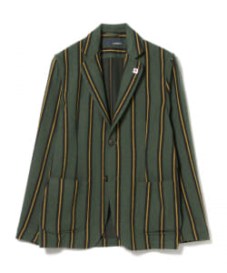 LARDINI / サンドストライプ シャツジャケット