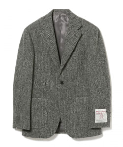 ▲BEAMS F / HARRIS TWEED ヘリンボーン ジャケット