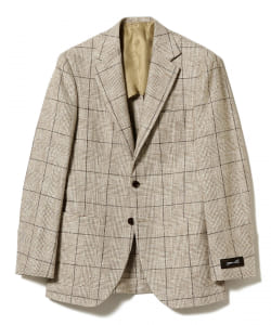 BEAMS F / FERLA リネン ウインドウペーン ジャケット