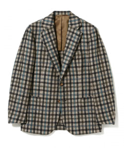 ▲Stile Latino / FAUSTO ガンクラブチェック+ペーン ジャケット