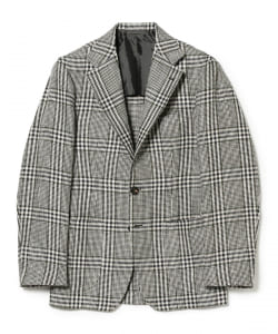 ALFONSO SIRICA × BEAMS F / 別注 ミックスファブリック グレンチェック ジャケット