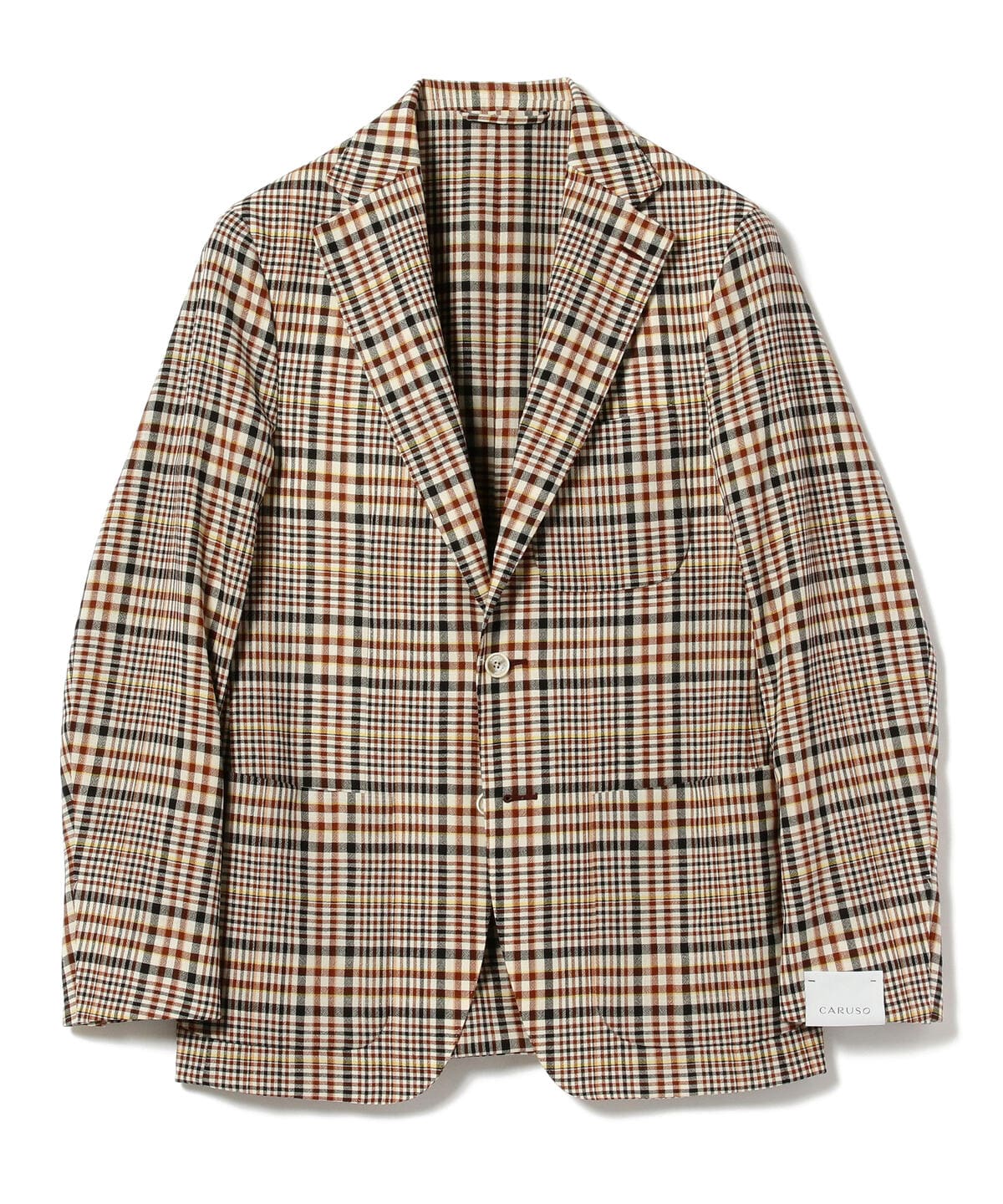 BEAMS F BEAMS Outlet] CARUSO / PONZA check jacket (tailored jacket 