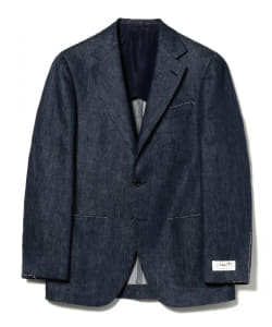 BEAMS F / SOLBIATI リネン ソリッド ジャケット