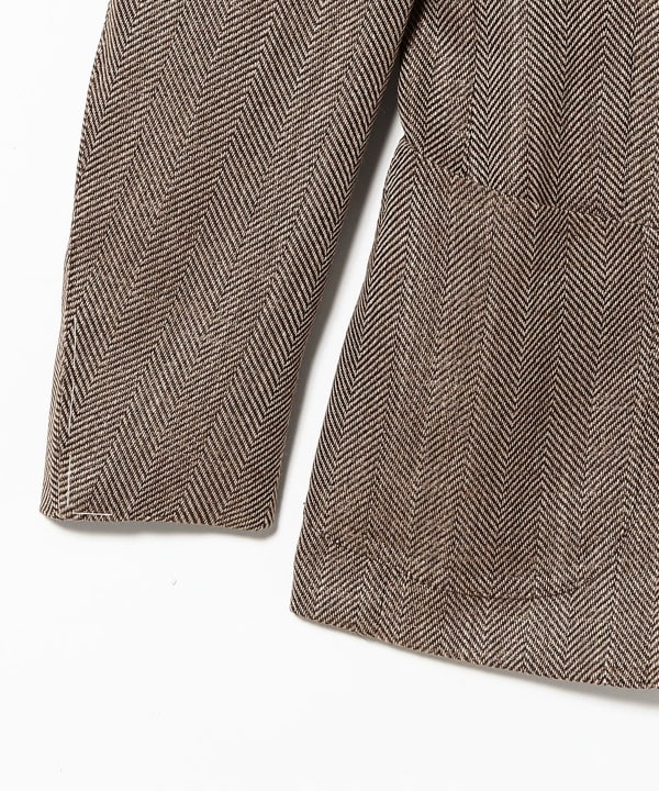 【別注】Stile Latino / FAUSTO ミックスファブリック ヘリンボーン ジャケット