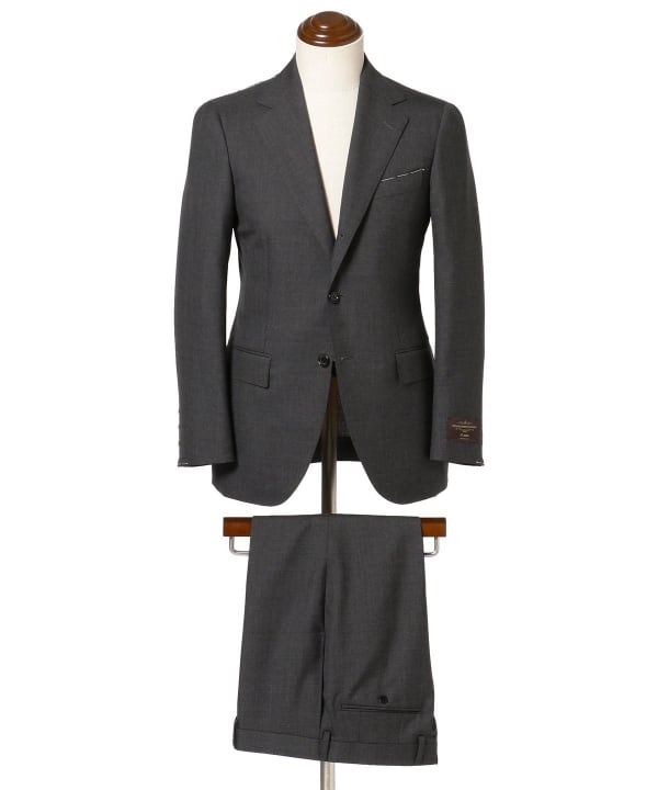 BEAMS F [Outlet] BEAMS F / CANONICO solid suit (suit/tie BEAMS