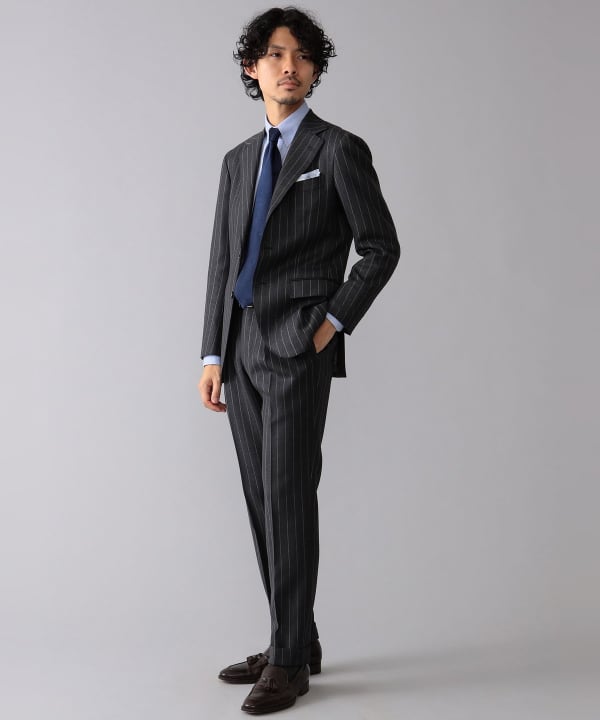 BEAMS F（ビームスF）BEAMS F / DORMEUIL チョークストライプ スーツ