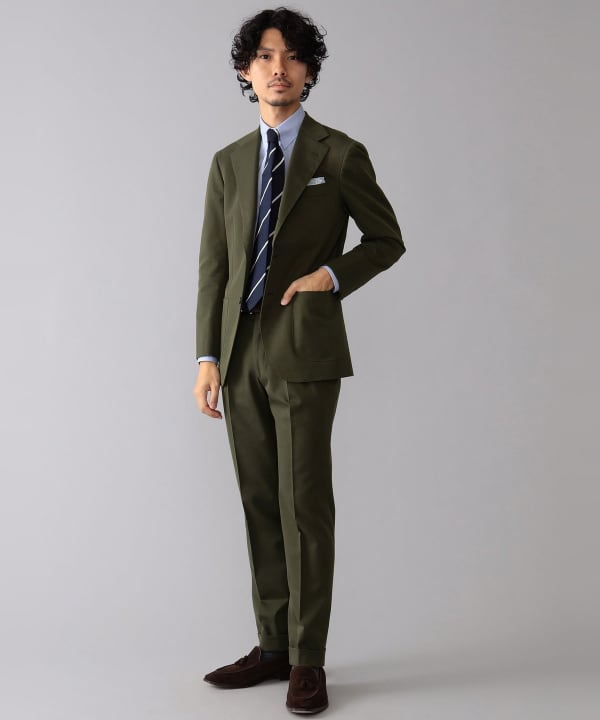 BEAMS BEAMS F BEAMS F / SONDRIO cotton wool gabardine suit (suit