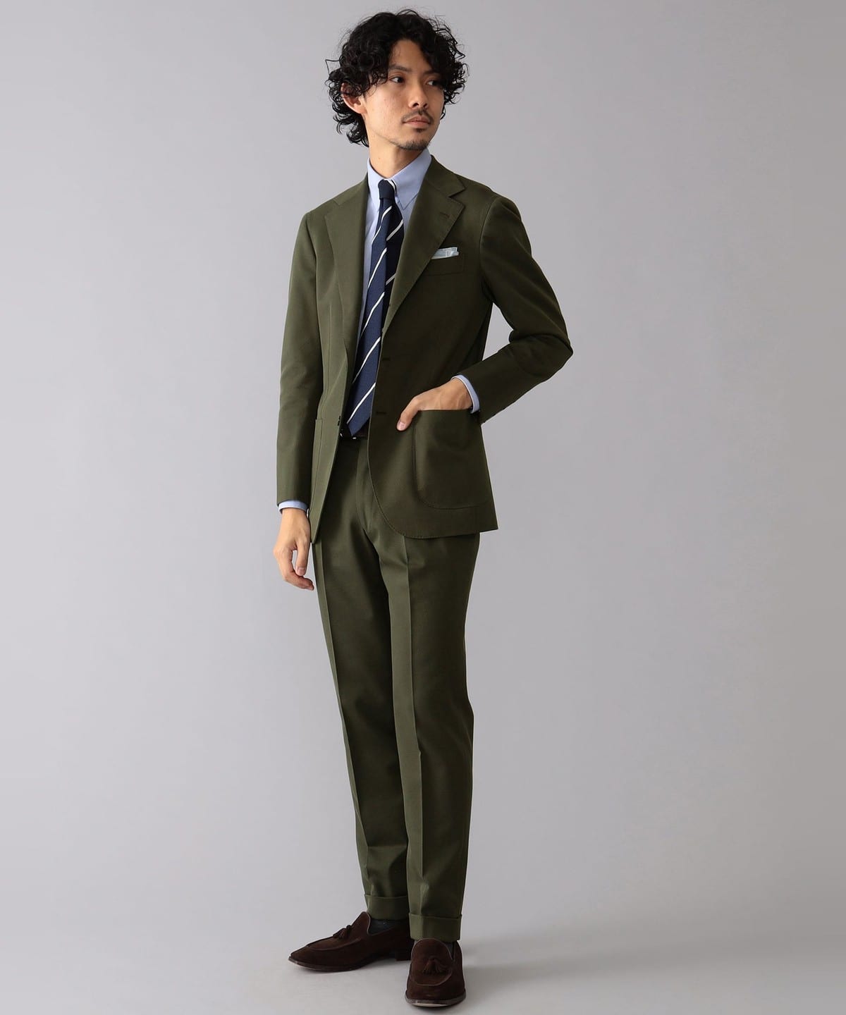 [Outlet] BEAMS F / SONDRIO Cotton Wool Gabardine Suit
