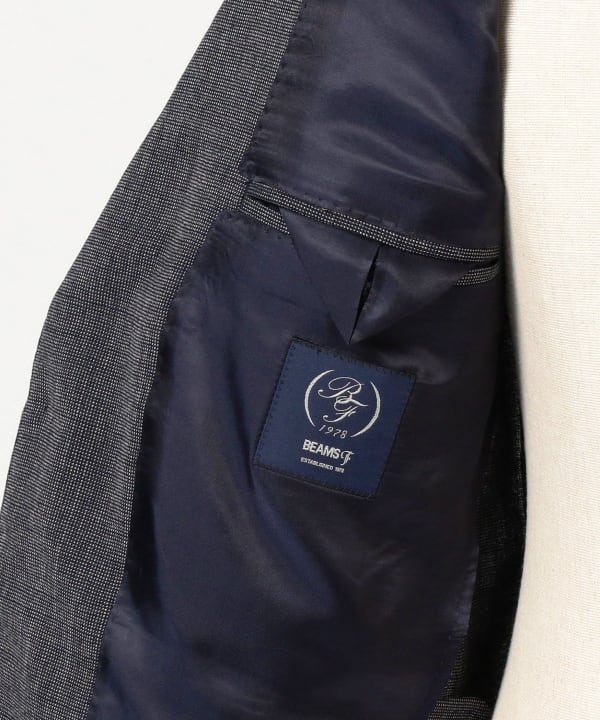 BEAMS F（ビームスF）Savile Clifford ピンチェック スーツ