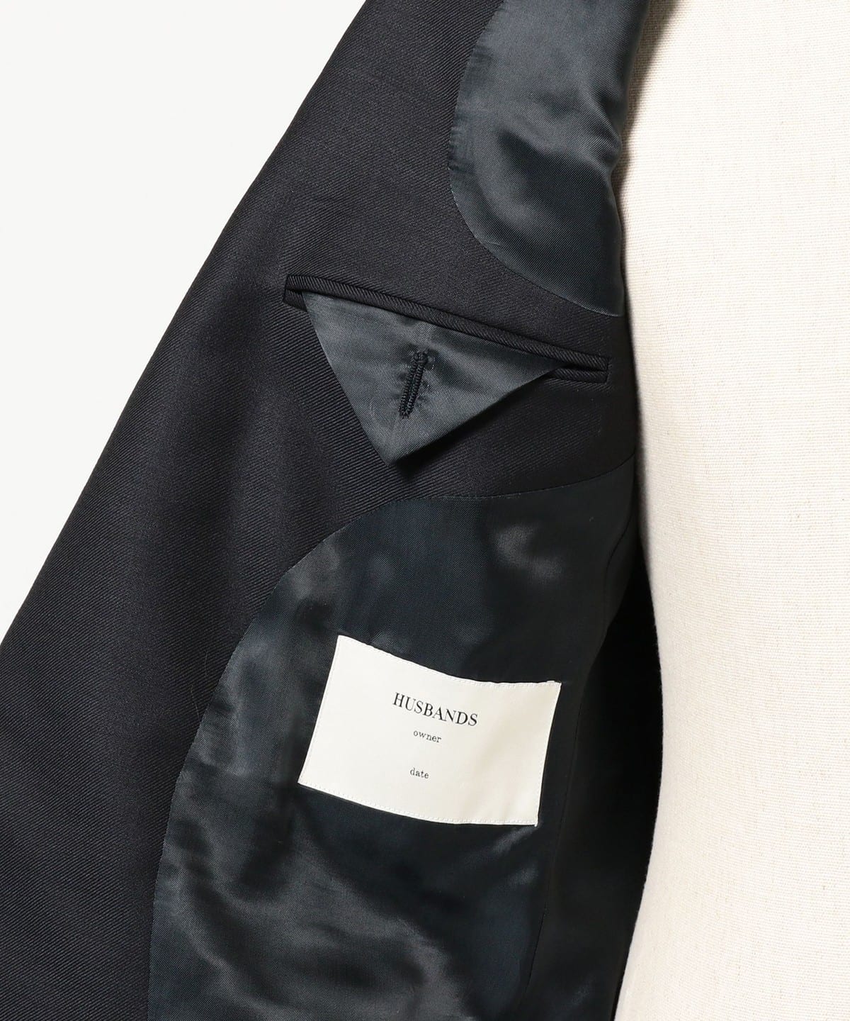 BEAMS F（ビームスF）HUSBANDS / 別注 ウールモヘヤ ソリッド
