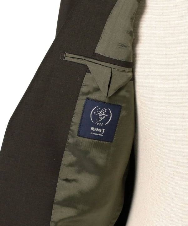 BEAMS F (BEAMS F)BOWER ROEBUCK Wool Gabardine Suit (Suit
