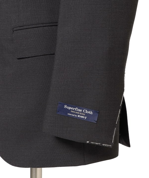 BEAMS F（ビームスF）MARZOTTO ウール ピンチェック スーツ