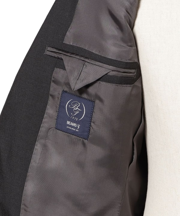 BEAMS F（ビームスF）MARZOTTO ウール ピンチェック スーツ