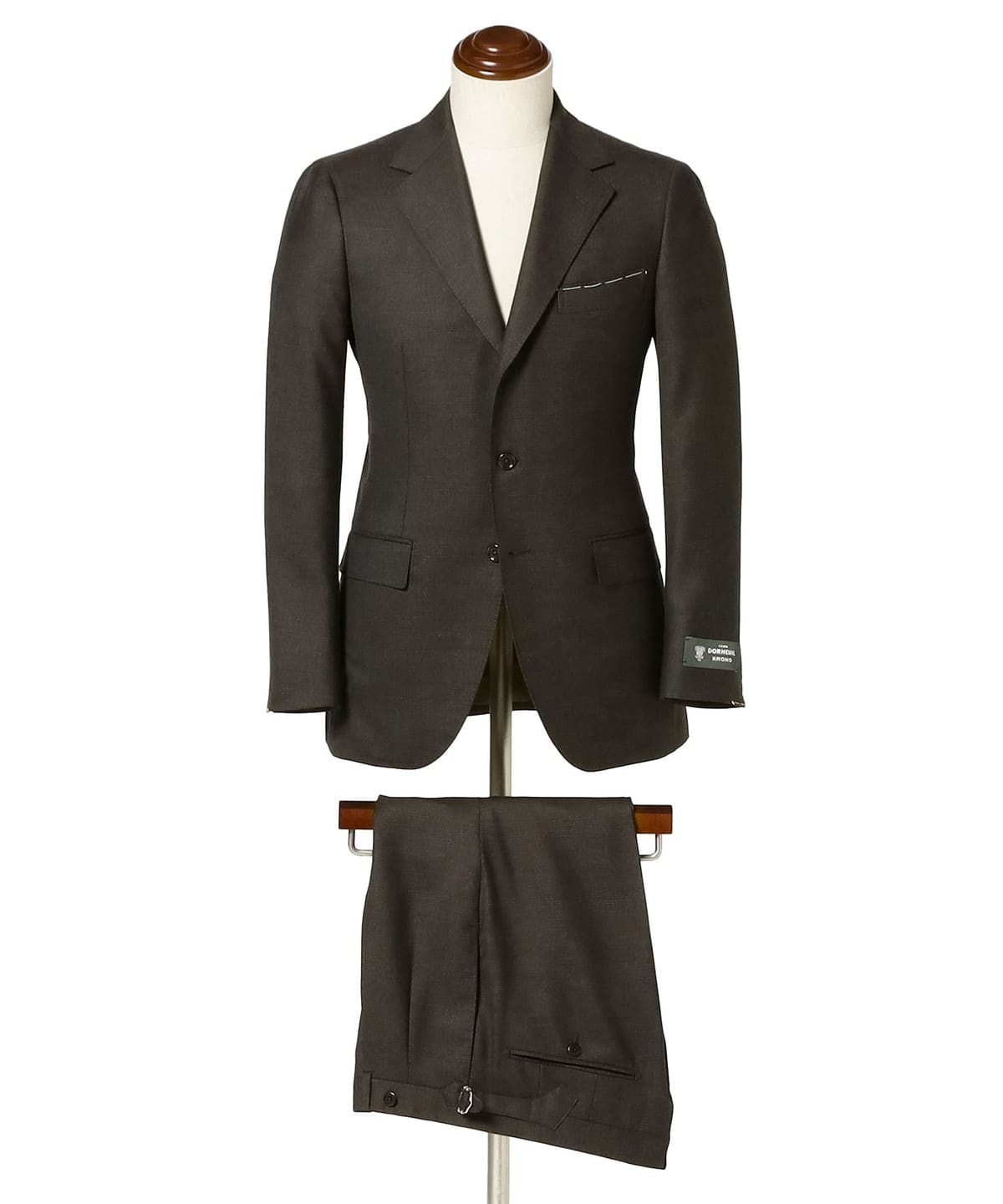 BEAMS F（ビームスF）【2/6再値下げ】DORMEUIL ウール ソリッド スーツ 