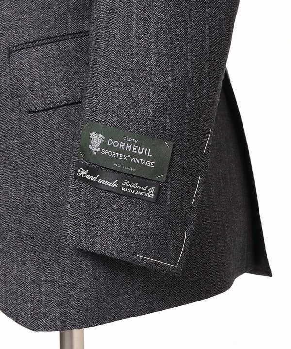 BEAMS F（ビームスF）HANDMADE DORMEUIL ウール ヘリンボーン ストライプ スーツ（スーツ・ネクタイ スーツ）通販｜BEAMS