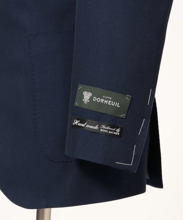 BEAMS F（ビームスF）HANDMADE DORMEUIL ウールコットン ソリッド