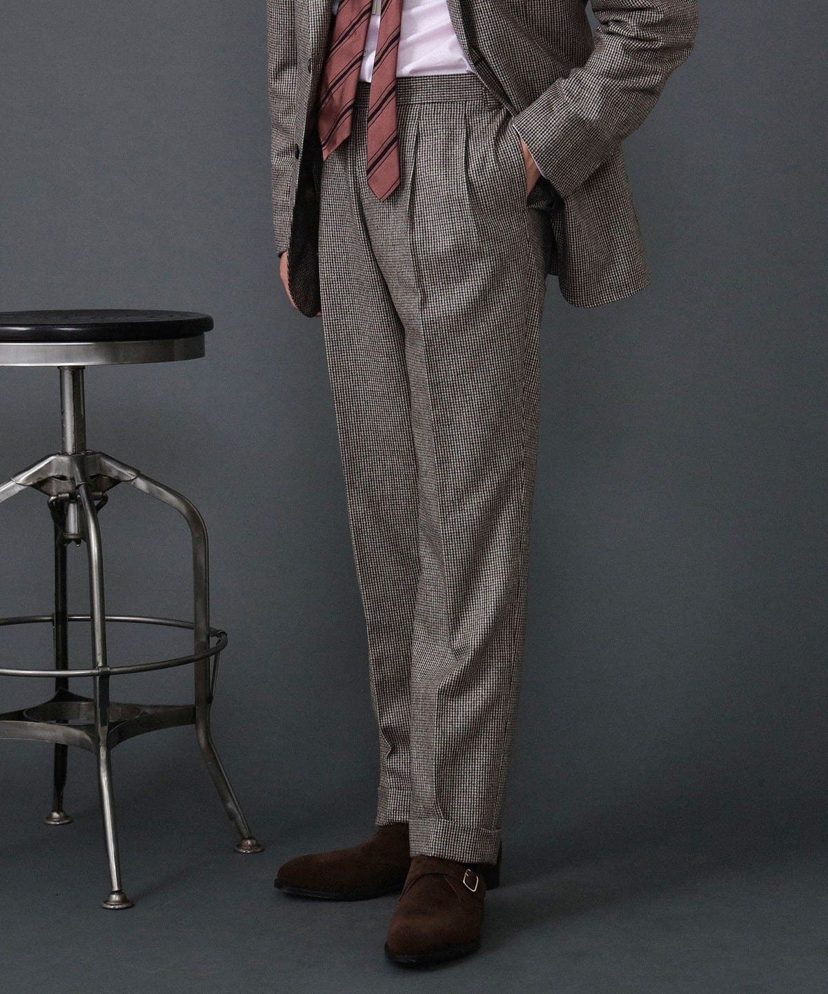 BEAMS F（ビームスF）HANDMADE CANONICO ウール ガンクラブ