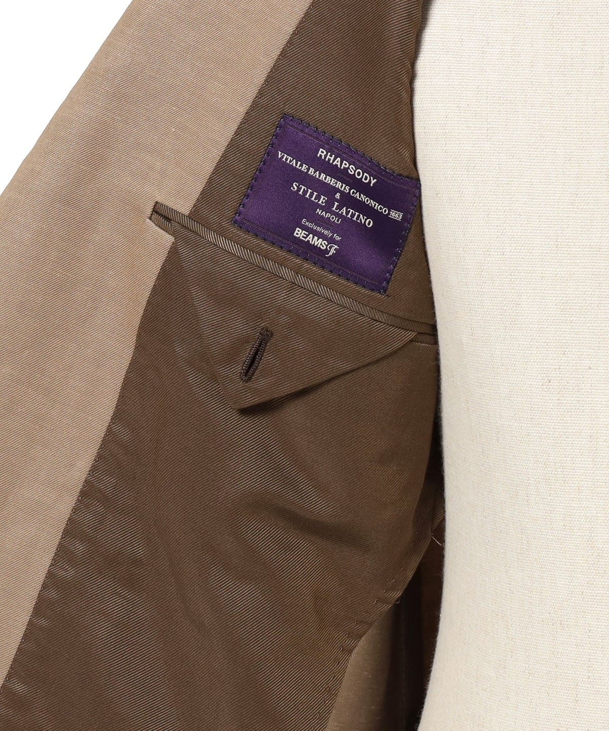 BEAMS F（ビームスF） 【EXCLUSIVE】Stile Latino × VITALE BARBERIS