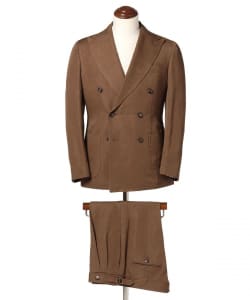 【EXCLUSIVE】Stile Latino × VITALE BARBERIS CANONICO / ウールリネン ダブルブレスト スーツ