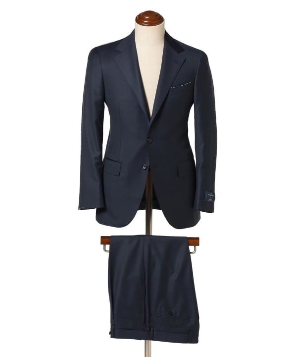 BEAMS F（ビームスF）Ermenegildo Zegna ウール ソリッド スーツ