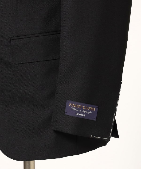 100 ％品質保証 F F（ビームスF）BEAMS BEAMS EXCLUSIVE ブラック ウール FABRIC スーツ