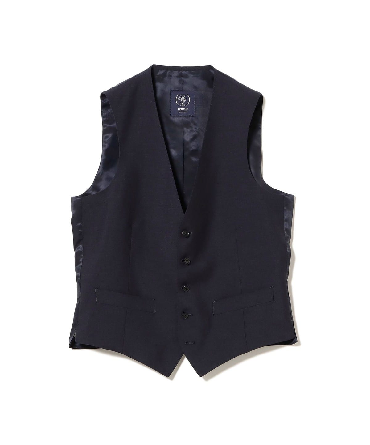 BEAMS F（ビームスF）CANONICO ウール ソリッド スリーピース