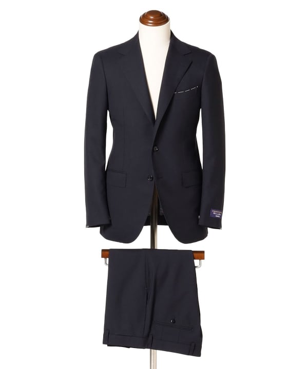 美品 BEAMS F スーツ ネイビー　サイズ48 L相当 ウール100% 春夏、商品紹介 BEAMS F オリジナル ネイビースーツ編｜BEAMS F