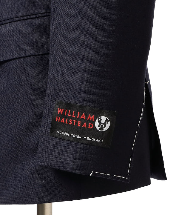 BEAMS F（ビームスF）WILLIAM HALSTEAD ウール ネイビー ダブル