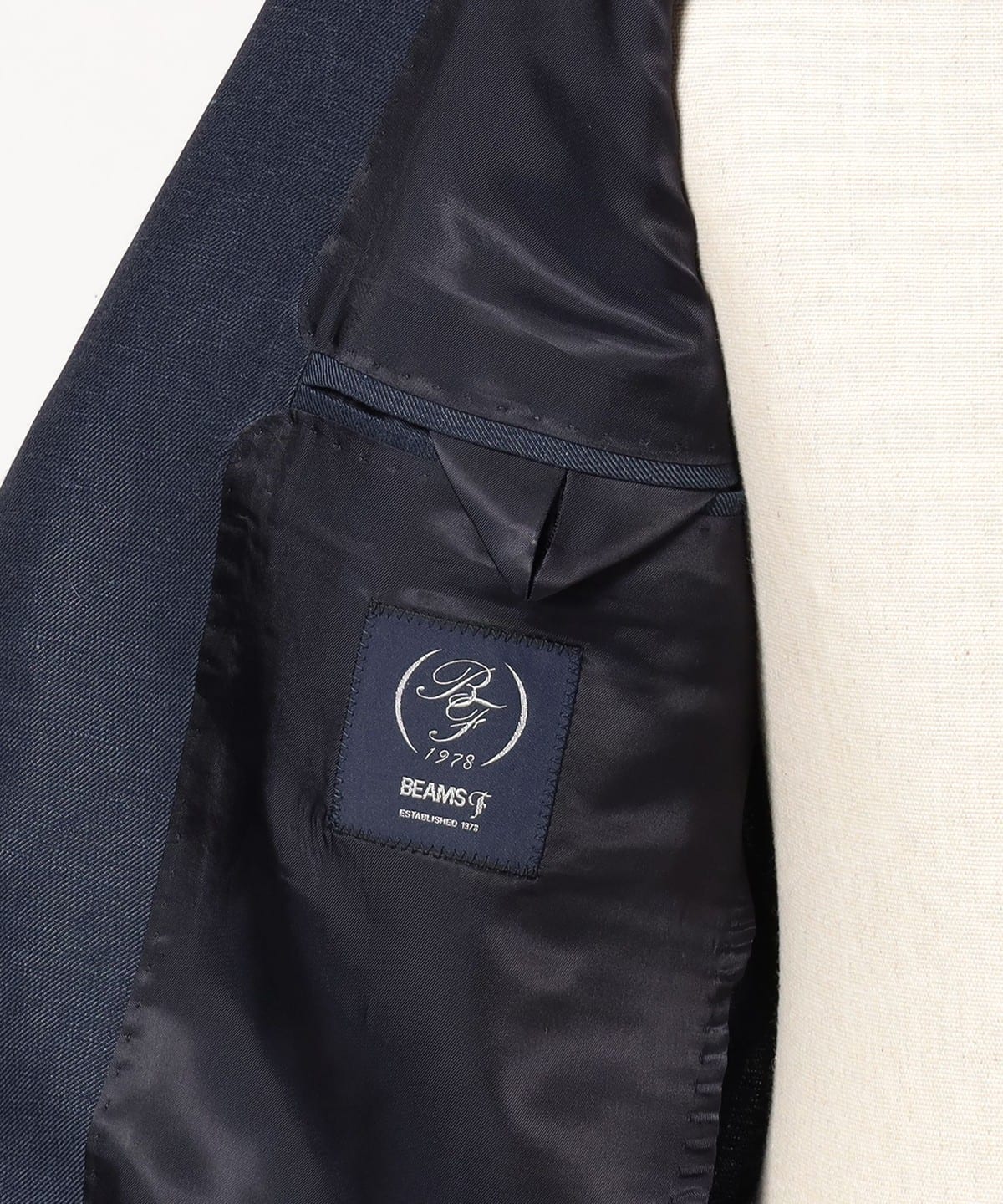 BEAMS F HANDMADE DORMEUILリネンウール ソリッド スーツ BEAMS F（ビームスF）HANDMADE DORMEUIL リネンウール ソリッド スーツ