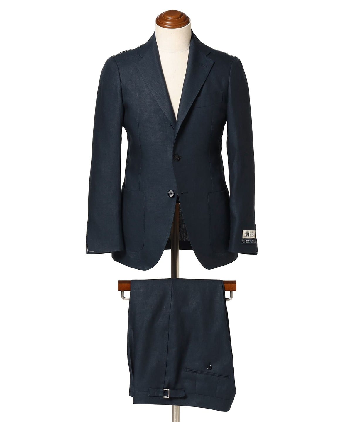 EASY BAIRD McNUTT リネン ソリッド スーツ スーツ・ネクタイ MEN NAVY 44 EASY BAIRD McNUTT リネン ソリッド スーツ スーツ・ネクタイ MEN NAVY 44