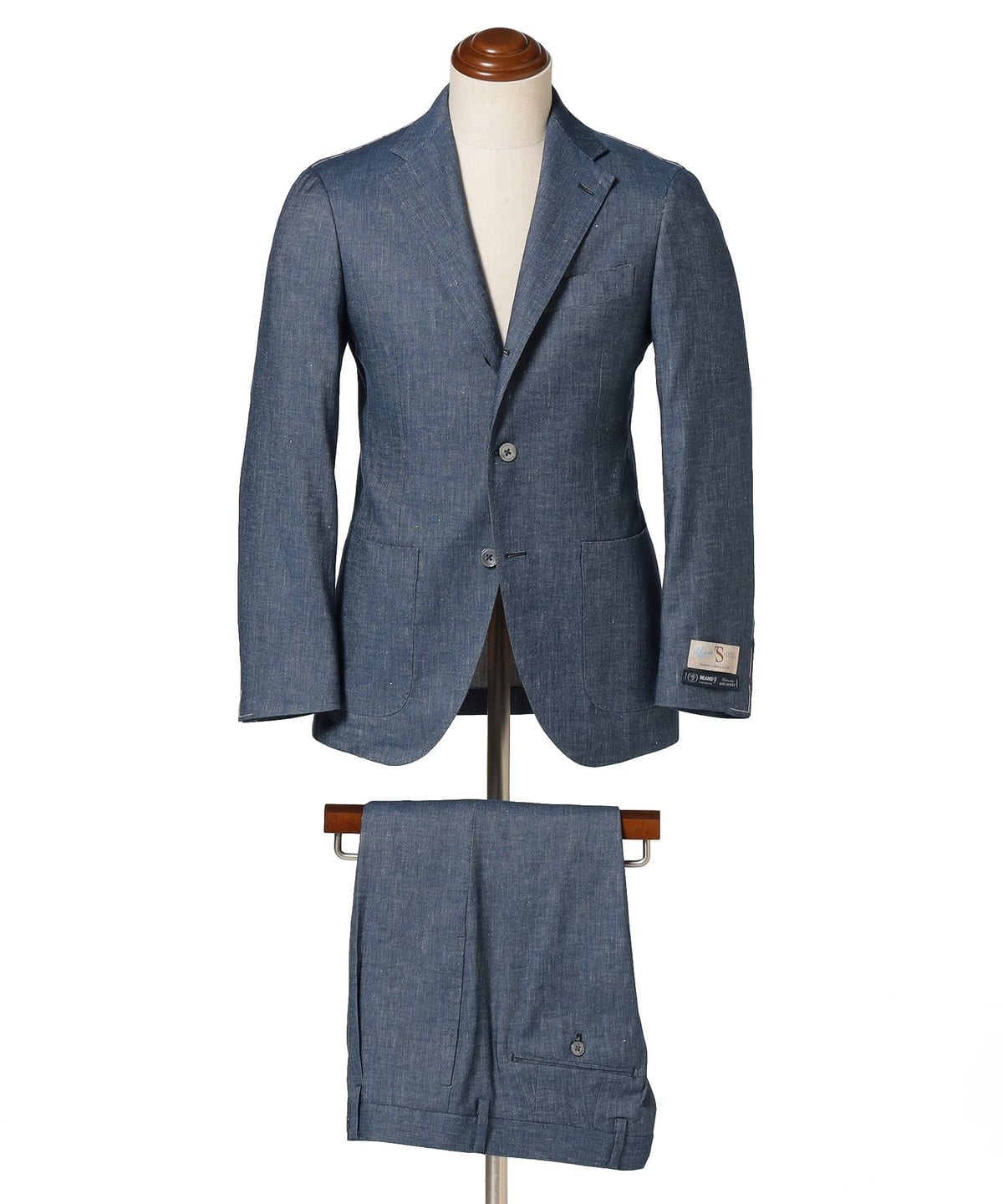 EASY SONDRIO ミックスファブリック デニム スーツ スーツ・ネクタイ MEN INDIGO 48 EASY SONDRIO ミックスファブリック デニム スーツ スーツ・ネクタイ MEN INDIGO 48