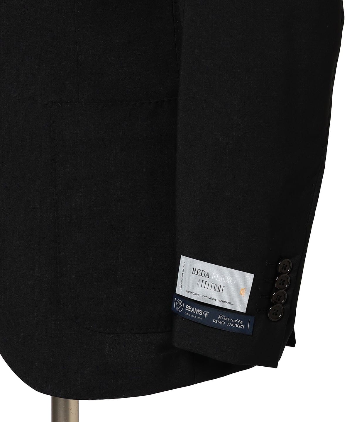BEAMS F（ビームスF）NEW EASY REDA ウールポリウレタン ソリッド