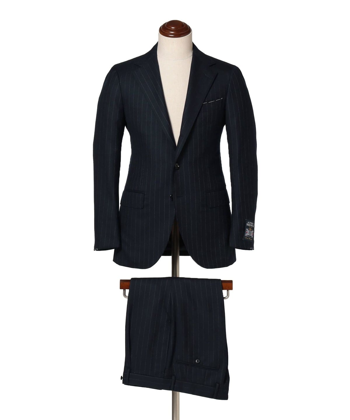ALFRED BROWN ピンストライプ スーツ スーツ・ネクタイ MEN NAVY 46 ALFRED BROWN ピンストライプ スーツ スーツ・ネクタイ MEN NAVY 46