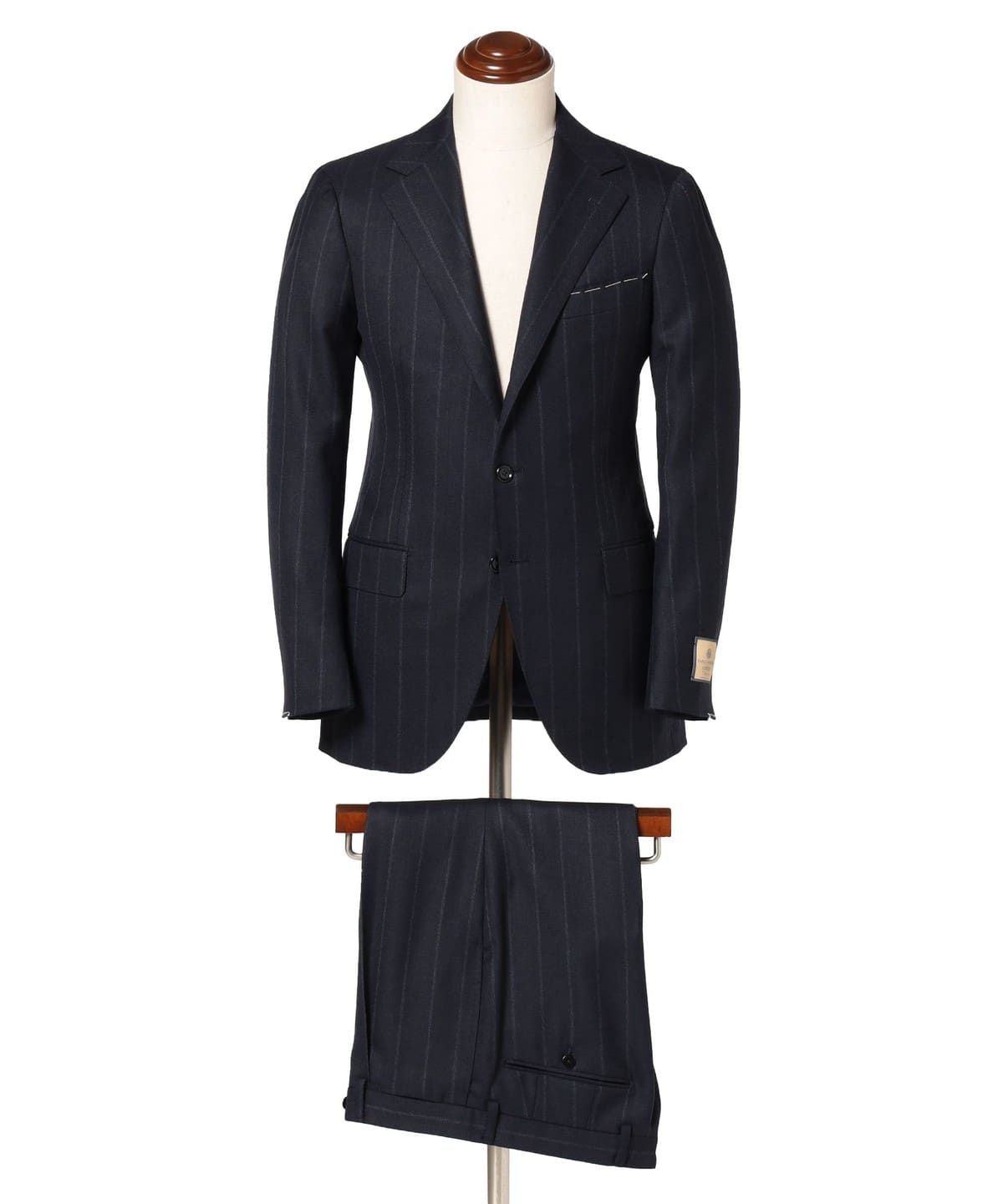 CARLO BARBERA ウール ストライプ スーツ スーツ・ネクタイ MEN NAVY 42 CARLO BARBERA ウール ストライプ スーツ スーツ・ネクタイ MEN NAVY 42