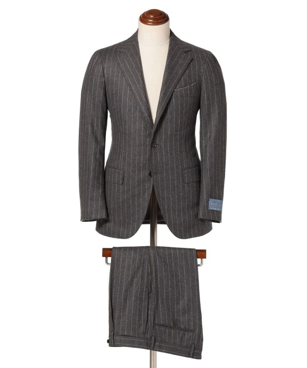 BEAMS Fネイビー ストライプスーツ ウール　サイズ44 2020春夏スタイリング Vol.84｜ビームス 長崎｜BEAMS