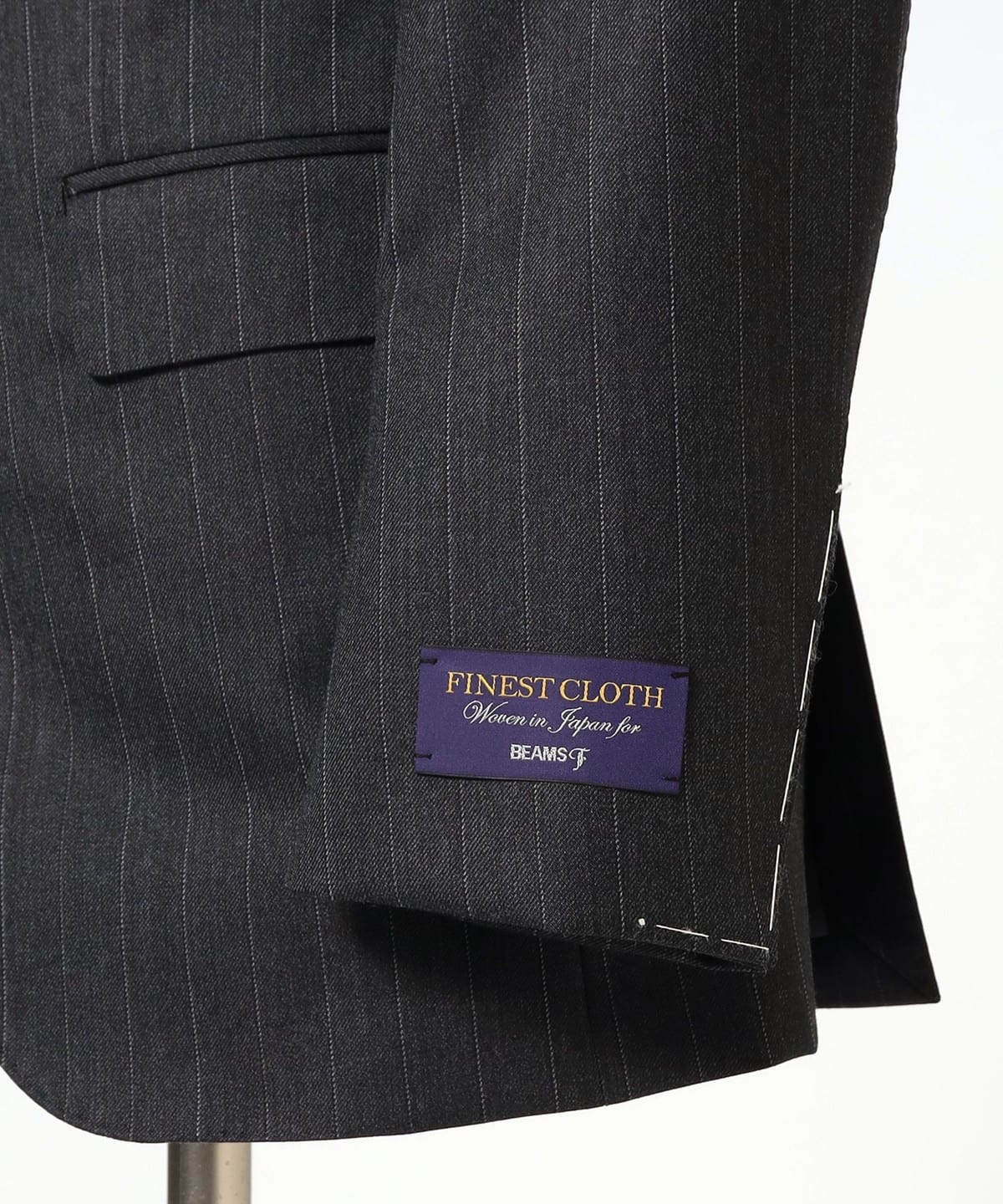BEAMS Fネイビー ストライプスーツ ウール　サイズ44 BEAMS Fネイビー ストライプスーツ ウール サイズ44 BEAMS F
