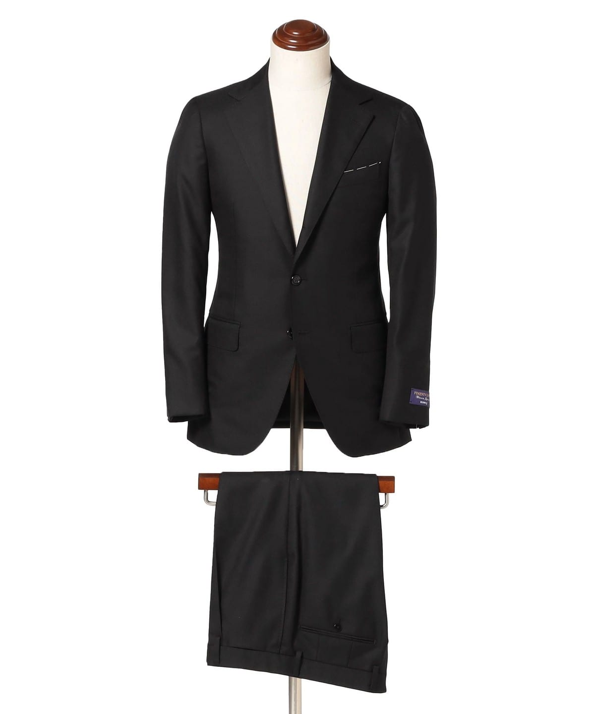BEAMS F ビームスF EXCLUSIVE FABRIC ウール ブラックスーツ スーツ・ネクタイ MEN BLACK/9 52 6R BEAMS F ビームスF EXCLUSIVE FABRIC ウール ブラックスーツ スーツ・ネクタイ MEN BLACK/9 52 6R