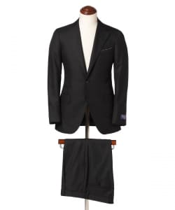 BEAMS F EXCLUSIVE FABRIC ウール ブラックスーツ