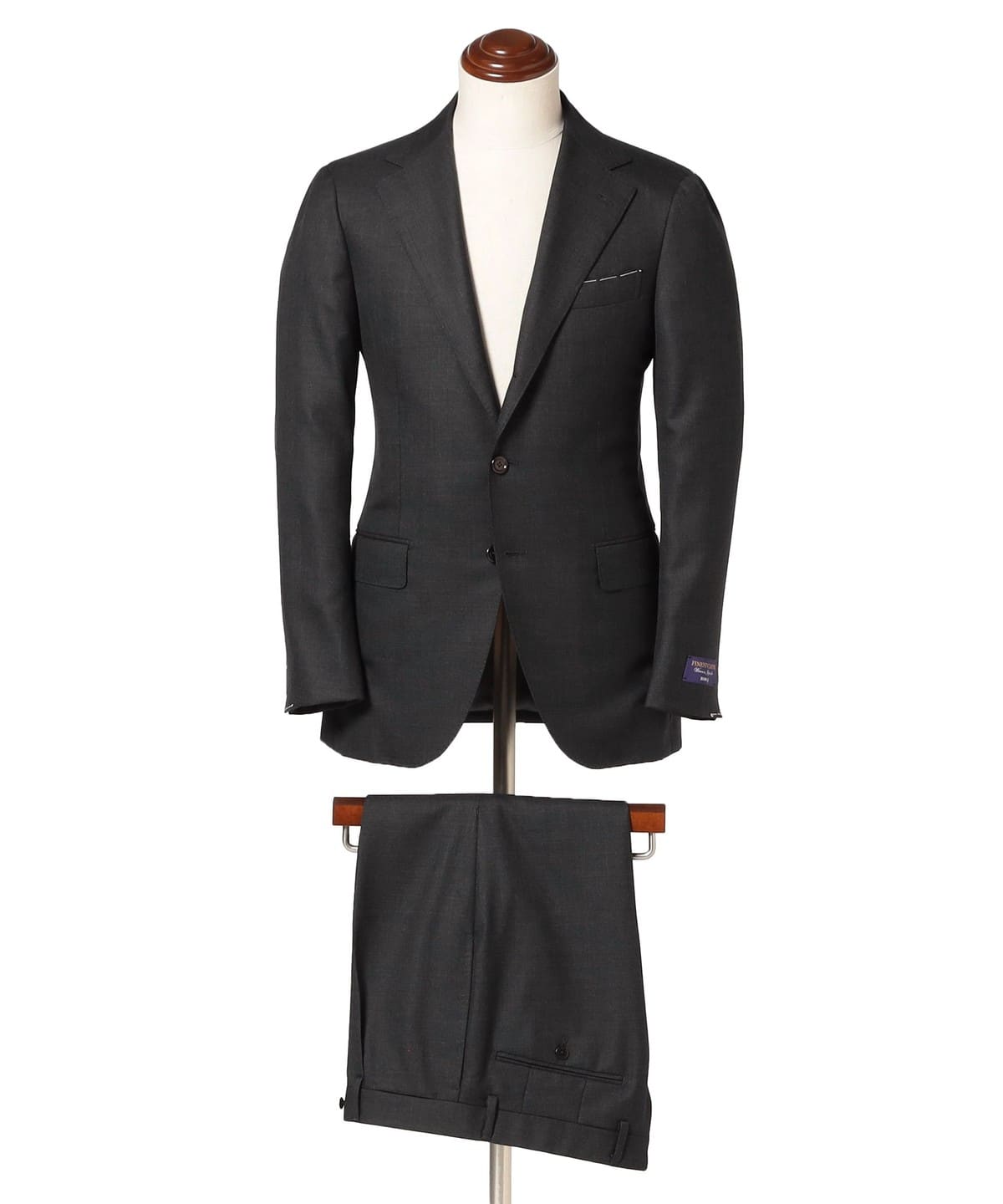 BEAMS F ビームスF EXCLUSIVE FABRIC ウール ソリッド スーツ スーツ・ネクタイ MEN CHARCOAL. G/7 50 6R BEAMS F ビームスF EXCLUSIVE FABRIC ウール ソリッド スーツ スーツ・ネクタイ MEN CHARCOAL. G/7 50 6R