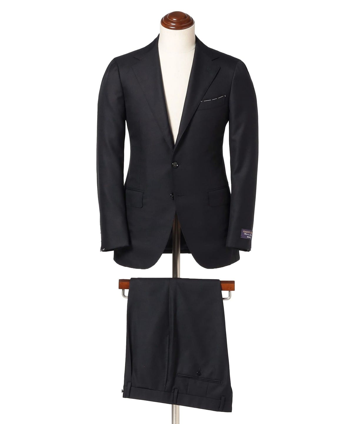 BEAMS F ビームスF EXCLUSIVE FABRIC ウール ソリッド スーツ スーツ・ネクタイ MEN NAVY/28 44 BEAMS F ビームスF EXCLUSIVE FABRIC ウール ソリッド スーツ スーツ・ネクタイ MEN NAVY/28 44