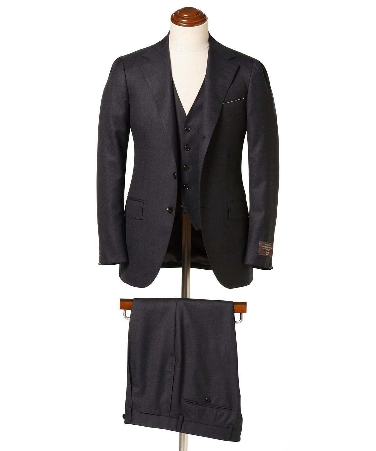VITALE BARBERIS CANONICO ウール 3ピース スーツ スーツ・ネクタイ MEN CHARCOAL. G/25 52 VITALE BARBERIS CANONICO ウール 3ピース スーツ スーツ・ネクタイ MEN CHARCOAL. G/25 52