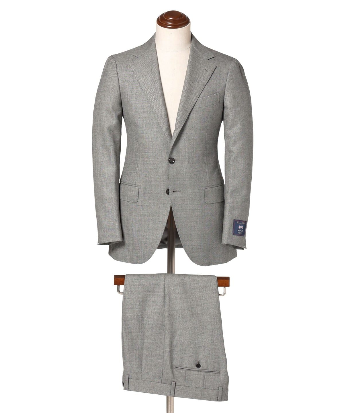 MOON ウール シャークスキン スーツ スーツ・ネクタイ MEN LT. GREY/A01 48 MOON ウール シャークスキン スーツ スーツ・ネクタイ MEN LT. GREY/A01 48