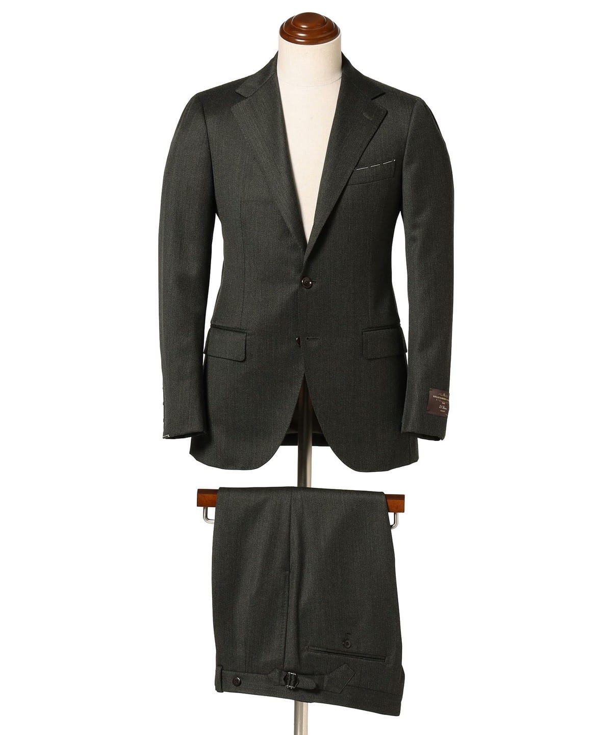 VITALE BARBERIS CANONICO ウール カバートクロス スーツ スーツ・ネクタイ MEN OLIVE/96 44 VITALE BARBERIS CANONICO ウール カバートクロス スーツ スーツ・ネクタイ MEN OLIVE/96 44