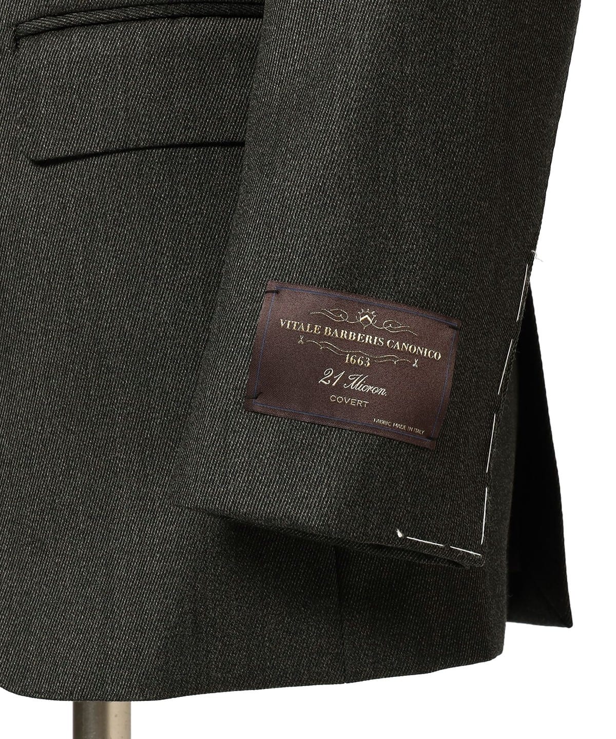 BEAMS F（ビームスF）VITALE BARBERIS CANONICO ウール カバートクロス