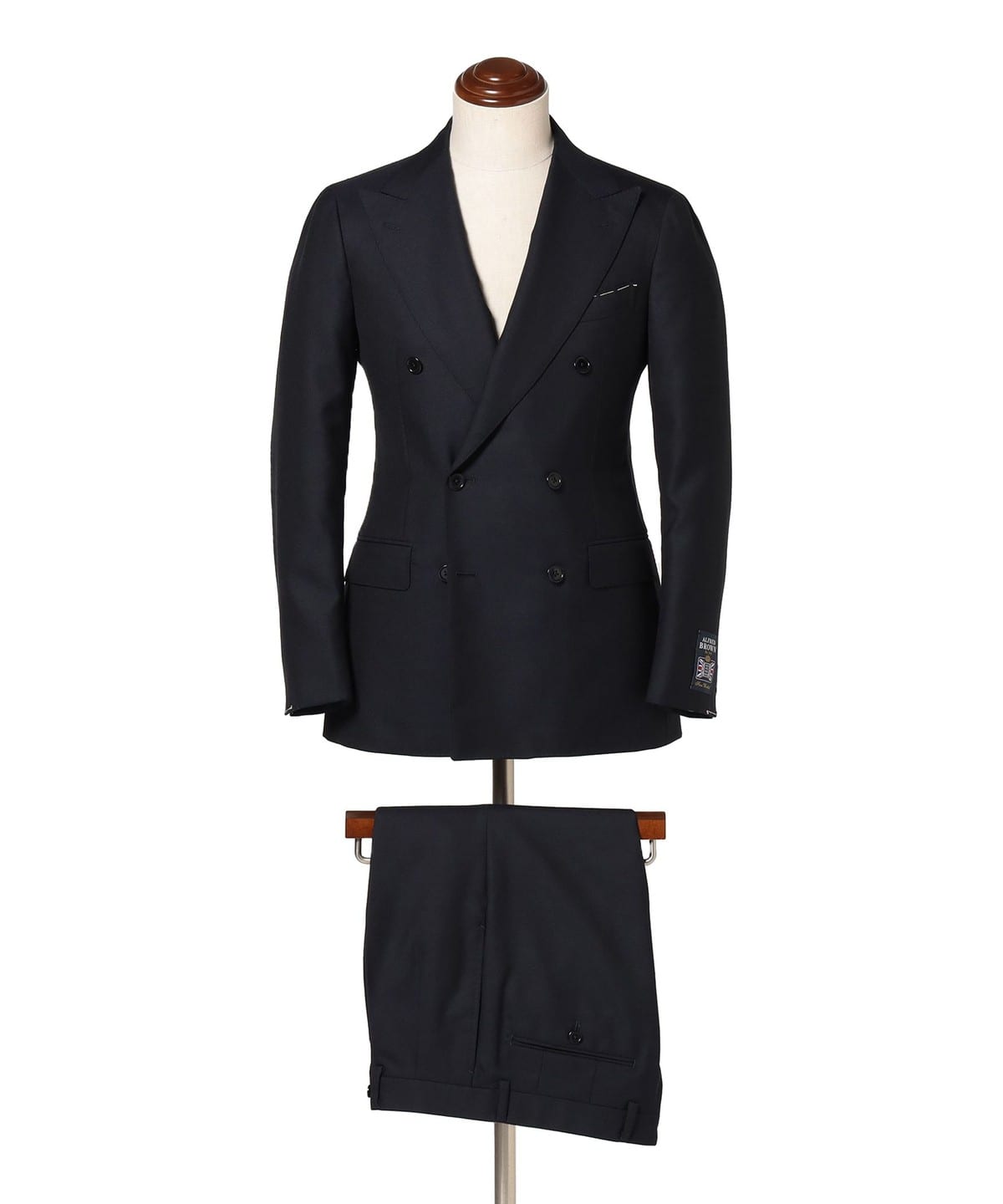 ALFRED BROWN ウール ネイビー ダブルブレスト スーツ スーツ・ネクタイ MEN NAVY/1 42 ALFRED BROWN ウール ネイビー ダブルブレスト スーツ スーツ・ネクタイ MEN NAVY/1 42
