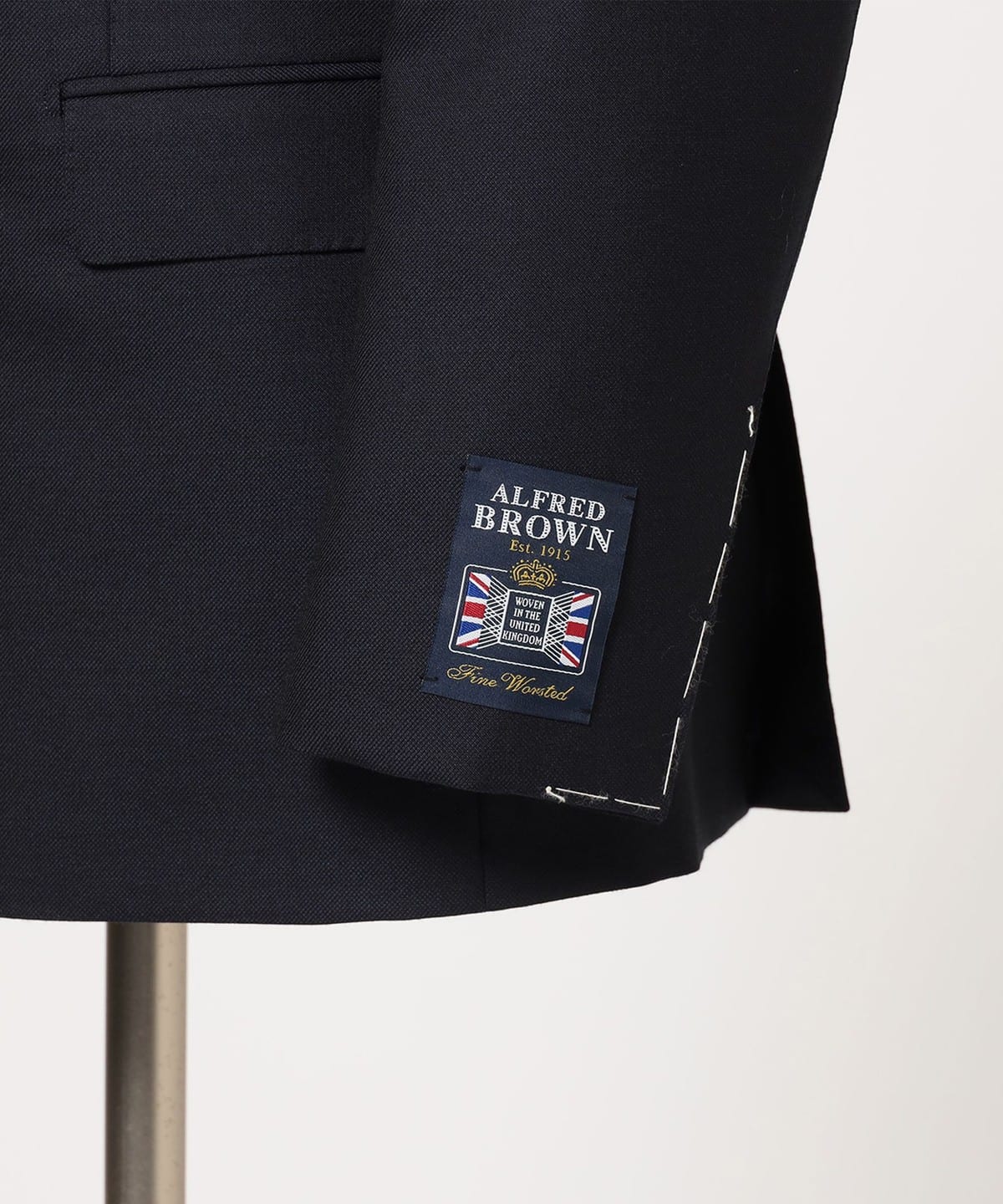 【美品】英国最高級 ALFRED BROWN セットアップスーツ ネイビー M プレミアムスタンダードスーツ【ALFRED BROWN】 (1261004-34) | Savile